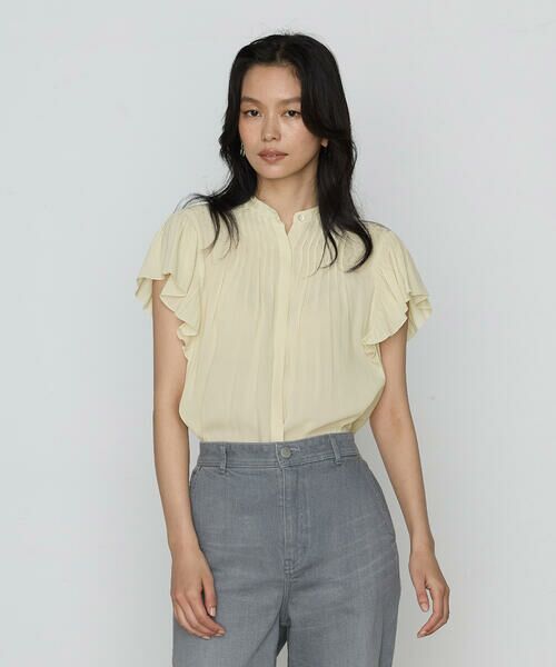 COMME CA COMFORT / コムサ・コンフォート（Lサイズ） シャツ・ブラウス | 〔 TALLサイズ 〕 【セットアップ対応】シャンブレーカッセン ブラウス | 詳細21