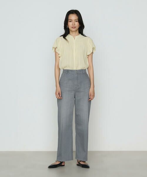 COMME CA COMFORT / コムサ・コンフォート（Lサイズ） シャツ・ブラウス | 〔 TALLサイズ 〕 【セットアップ対応】シャンブレーカッセン ブラウス | 詳細13