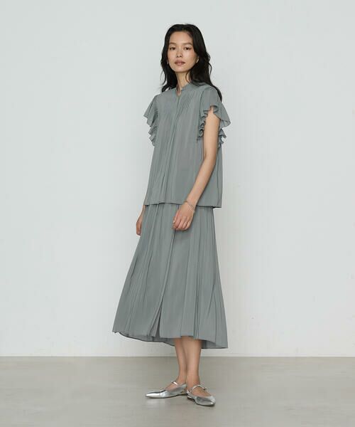 COMME CA COMFORT / コムサ・コンフォート（Lサイズ） シャツ・ブラウス | 〔 TALLサイズ 〕 【セットアップ対応】シャンブレーカッセン ブラウス | 詳細23