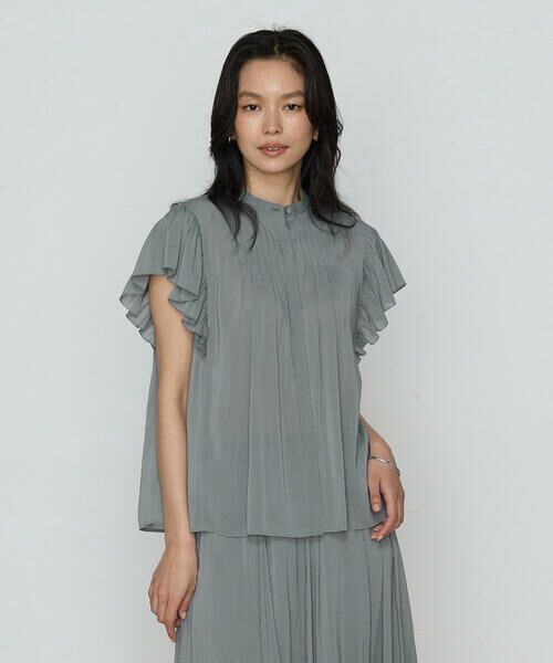 COMME CA COMFORT / コムサ・コンフォート（Lサイズ） シャツ・ブラウス | 〔 TALLサイズ 〕 【セットアップ対応】シャンブレーカッセン ブラウス | 詳細26