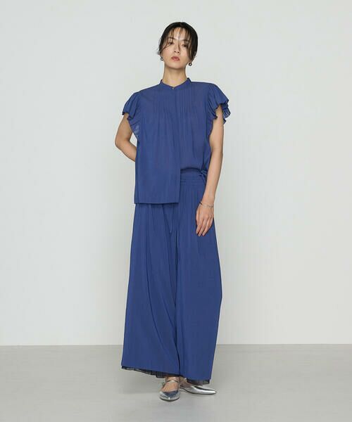 COMME CA COMFORT / コムサ・コンフォート（Lサイズ） シャツ・ブラウス | 〔 TALLサイズ 〕 【セットアップ対応】シャンブレーカッセン ブラウス | 詳細28