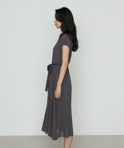 COMME CA COMFORT / コムサ・コンフォート（Lサイズ） ロング・マキシ丈ワンピース | 〔 TALLサイズ 〕 シャンブレーカッセン シャツドレス | 詳細8