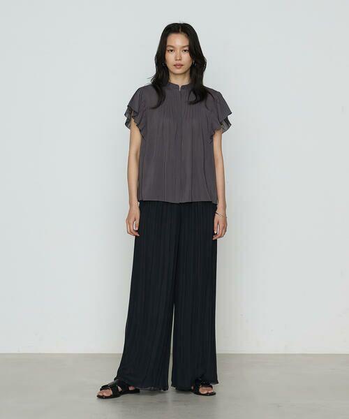 COMME CA COMFORT / コムサ・コンフォート(Lサイズ) その他パンツ | 〔 TALLサイズ 〕 シフォン×シャンブレーカッセン リバーシブルパンツ | 詳細2