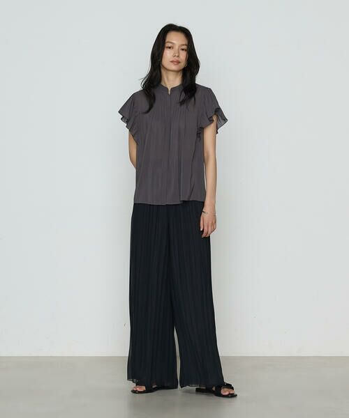 COMME CA COMFORT / コムサ・コンフォート(Lサイズ) その他パンツ | 〔 TALLサイズ 〕 シフォン×シャンブレーカッセン リバーシブルパンツ | 詳細3