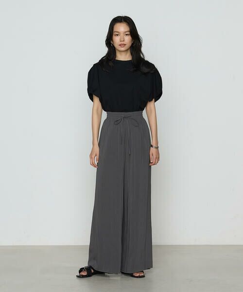 COMME CA COMFORT / コムサ・コンフォート(Lサイズ) その他パンツ | 〔 TALLサイズ 〕 シフォン×シャンブレーカッセン リバーシブルパンツ | 詳細4