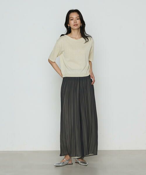 COMME CA COMFORT / コムサ・コンフォート(Lサイズ) その他パンツ | 〔 TALLサイズ 〕 シフォン×シャンブレーカッセン リバーシブルパンツ | 詳細11