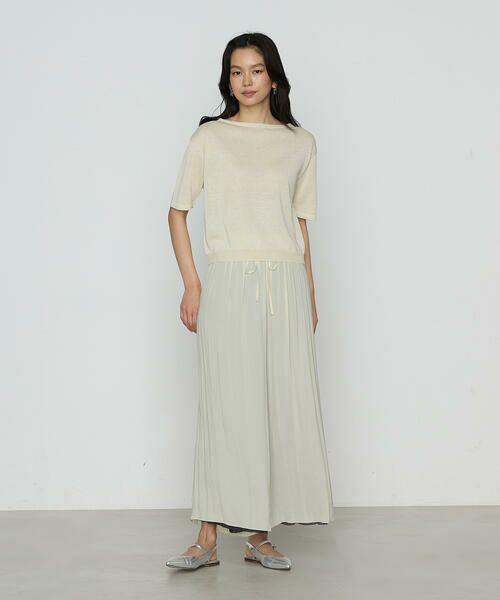 COMME CA COMFORT / コムサ・コンフォート(Lサイズ) その他パンツ | 〔 TALLサイズ 〕 シフォン×シャンブレーカッセン リバーシブルパンツ | 詳細12