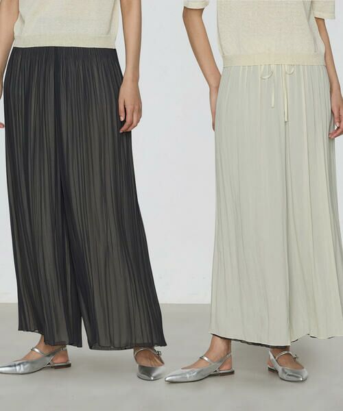 COMME CA COMFORT / コムサ・コンフォート(Lサイズ) その他パンツ | 〔 TALLサイズ 〕 シフォン×シャンブレーカッセン リバーシブルパンツ | 詳細9