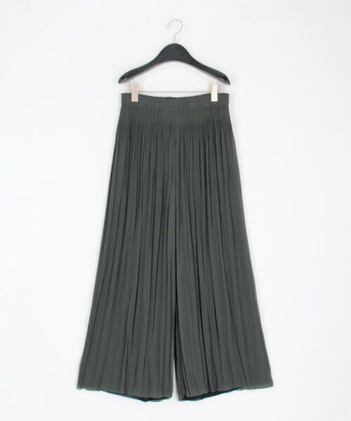 COMME CA COMFORT / コムサ・コンフォート(Lサイズ) その他パンツ | 〔 TALLサイズ 〕 シフォン×シャンブレーカッセン リバーシブルパンツ(20:カーキ×ネイビー)