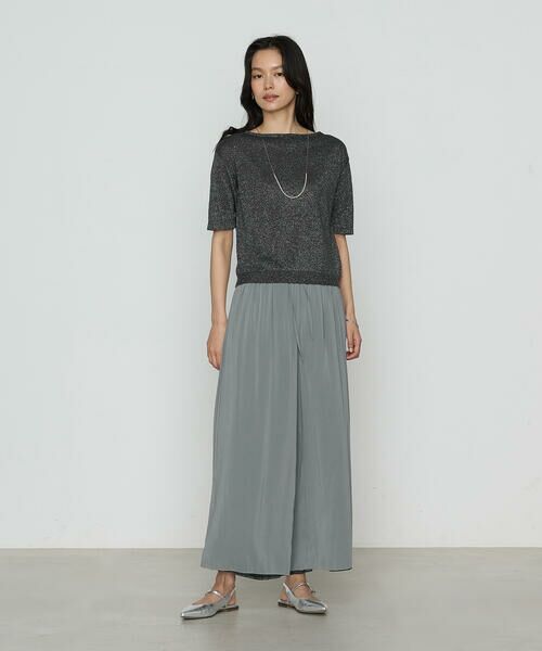 COMME CA COMFORT / コムサ・コンフォート(Lサイズ) その他パンツ | 〔 TALLサイズ 〕 シフォン×シャンブレーカッセン リバーシブルパンツ | 詳細26