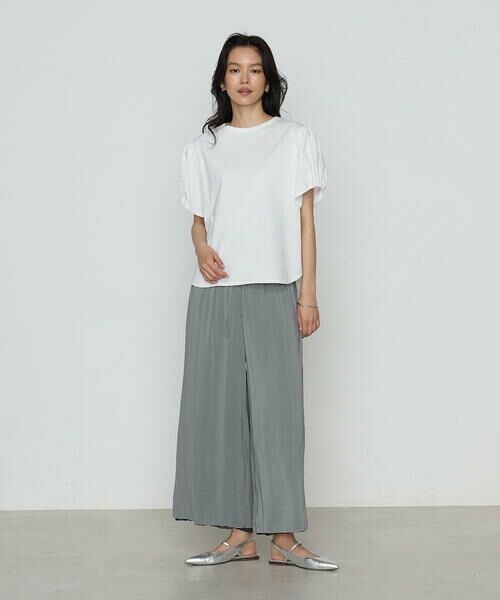 COMME CA COMFORT / コムサ・コンフォート(Lサイズ) その他パンツ | 〔 TALLサイズ 〕 シフォン×シャンブレーカッセン リバーシブルパンツ | 詳細27