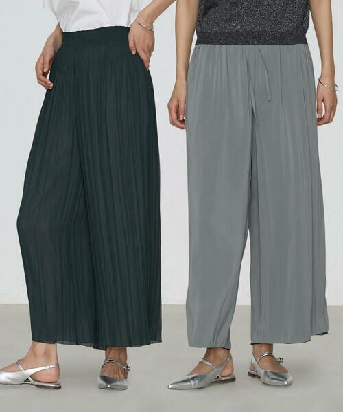 COMME CA COMFORT / コムサ・コンフォート(Lサイズ) その他パンツ | 〔 TALLサイズ 〕 シフォン×シャンブレーカッセン リバーシブルパンツ | 詳細24