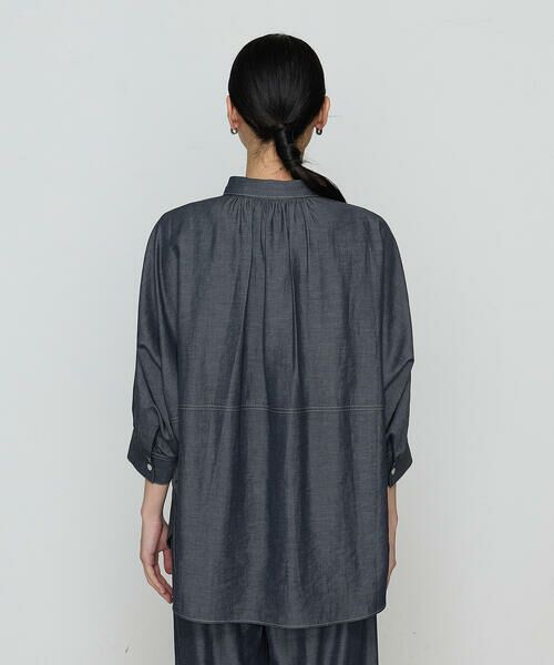 COMME CA COMFORT / コムサ・コンフォート（Lサイズ） シャツ・ブラウス | 〔 +サイズ 〕 オトナシャンブレー たっぷりシャツ | 詳細6