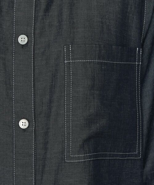 COMME CA COMFORT / コムサ・コンフォート（Lサイズ） シャツ・ブラウス | 〔 +サイズ 〕 オトナシャンブレー たっぷりシャツ | 詳細8