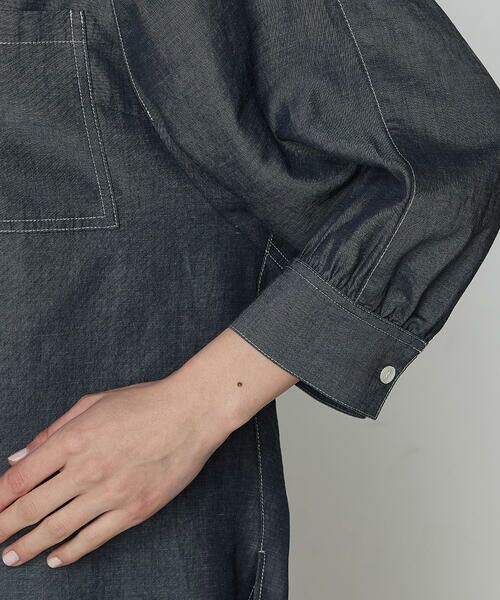 COMME CA COMFORT / コムサ・コンフォート（Lサイズ） シャツ・ブラウス | 〔 +サイズ 〕 オトナシャンブレー たっぷりシャツ | 詳細9