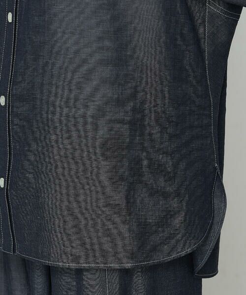 COMME CA COMFORT / コムサ・コンフォート（Lサイズ） シャツ・ブラウス | 〔 +サイズ 〕 オトナシャンブレー たっぷりシャツ | 詳細10