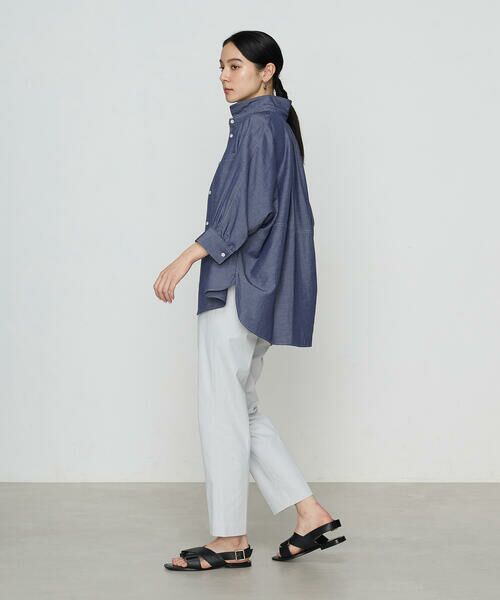 COMME CA COMFORT / コムサ・コンフォート（Lサイズ） シャツ・ブラウス | 〔 +サイズ 〕 オトナシャンブレー たっぷりシャツ | 詳細13