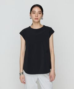 COMME CA COMFORT / コムサ・コンフォート（Lサイズ） カットソー | 〔 +サイズ 〕 【セットアップ対応】ナイロン2WAYストレッチ ノースリーブプルオーバー