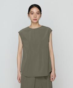 COMME CA COMFORT / コムサ・コンフォート（Lサイズ） カットソー | 〔 +サイズ 〕 【セットアップ対応】ナイロン2WAYストレッチ ノースリーブプルオーバー