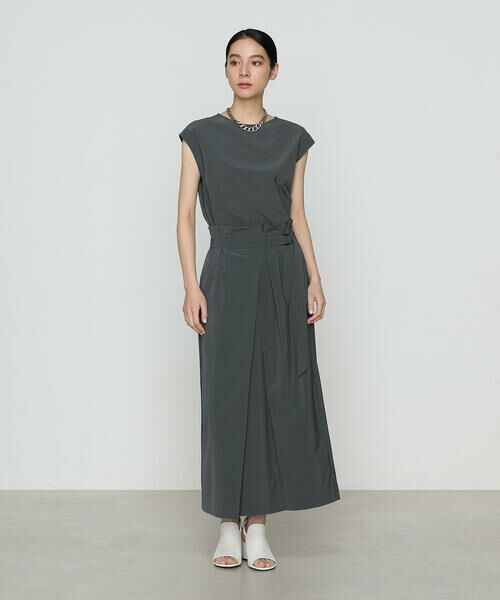 COMME CA COMFORT / コムサ・コンフォート（Lサイズ） カットソー | 〔 +サイズ 〕 【セットアップ対応】ナイロン2WAYストレッチ ノースリーブプルオーバー | 詳細2