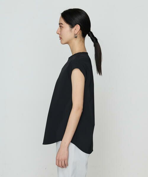 COMME CA COMFORT / コムサ・コンフォート（Lサイズ） カットソー | 〔 +サイズ 〕 【セットアップ対応】ナイロン2WAYストレッチ ノースリーブプルオーバー | 詳細10