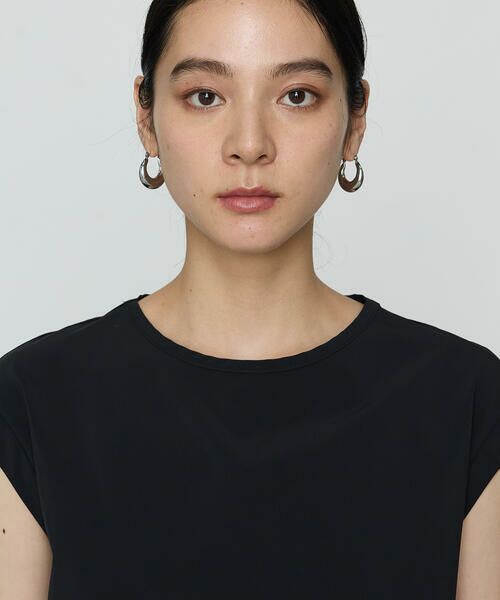 COMME CA COMFORT / コムサ・コンフォート（Lサイズ） カットソー | 〔 +サイズ 〕 【セットアップ対応】ナイロン2WAYストレッチ ノースリーブプルオーバー | 詳細12
