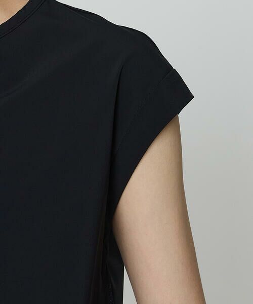 COMME CA COMFORT / コムサ・コンフォート（Lサイズ） カットソー | 〔 +サイズ 〕 【セットアップ対応】ナイロン2WAYストレッチ ノースリーブプルオーバー | 詳細13