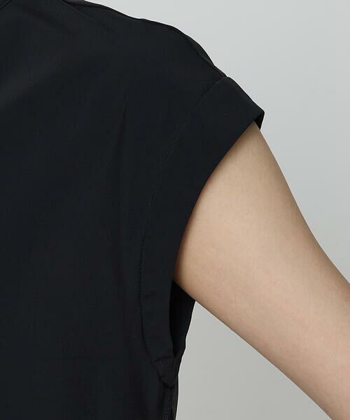 COMME CA COMFORT / コムサ・コンフォート（Lサイズ） カットソー | 〔 +サイズ 〕 【セットアップ対応】ナイロン2WAYストレッチ ノースリーブプルオーバー | 詳細14