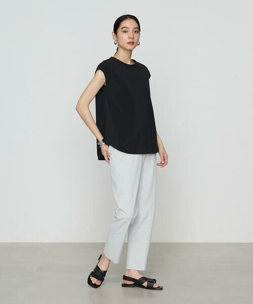 COMME CA COMFORT / コムサ・コンフォート（Lサイズ） カットソー | 〔 +サイズ 〕 【セットアップ対応】ナイロン2WAYストレッチ ノースリーブプルオーバー | 詳細7