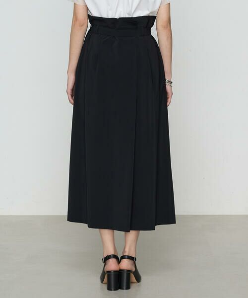 COMME CA COMFORT / コムサ・コンフォート（Lサイズ） ロング・マキシ丈スカート | 〔 +サイズ 〕 【セットアップ対応】ナイロン2WAYストレッチ ラップ風スカート | 詳細15