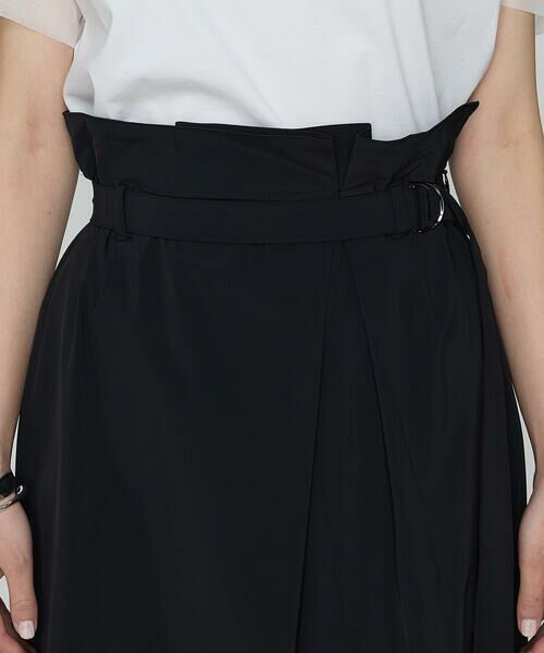 COMME CA COMFORT / コムサ・コンフォート（Lサイズ） ロング・マキシ丈スカート | 〔 +サイズ 〕 【セットアップ対応】ナイロン2WAYストレッチ ラップ風スカート | 詳細16