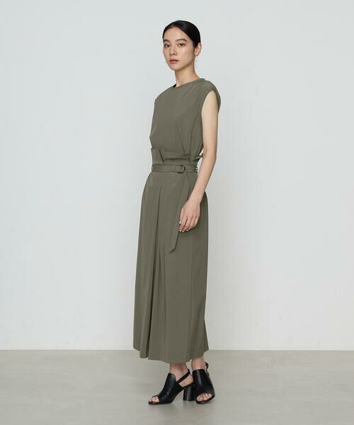 COMME CA COMFORT / コムサ・コンフォート（Lサイズ） ロング・マキシ丈スカート | 〔 +サイズ 〕 【セットアップ対応】ナイロン2WAYストレッチ ラップ風スカート | 詳細21