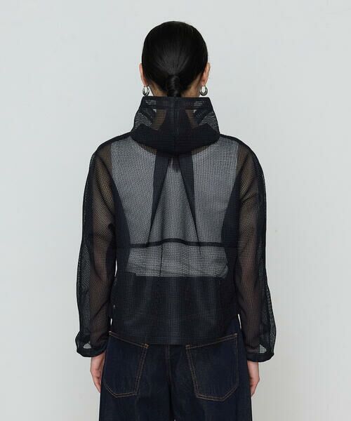 COMME CA COMFORT / コムサ・コンフォート（Lサイズ） ブルゾン | 〔 +サイズ 〕 ラッセルメッシュダンボール シアーブルゾン | 詳細11