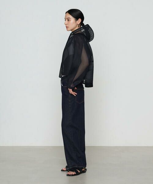 COMME CA COMFORT / コムサ・コンフォート（Lサイズ） ブルゾン | 〔 +サイズ 〕 ラッセルメッシュダンボール シアーブルゾン | 詳細3