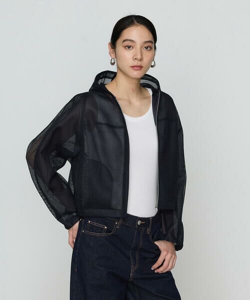 COMME CA COMFORT / コムサ・コンフォート（Lサイズ） ブルゾン | 〔 +サイズ 〕 ラッセルメッシュダンボール シアーブルゾン | 詳細6