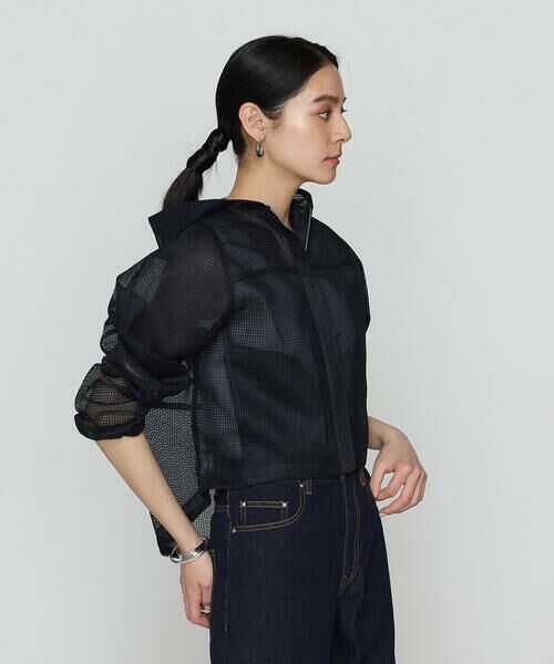 COMME CA COMFORT / コムサ・コンフォート（Lサイズ） ブルゾン | 〔 +サイズ 〕 ラッセルメッシュダンボール シアーブルゾン | 詳細8