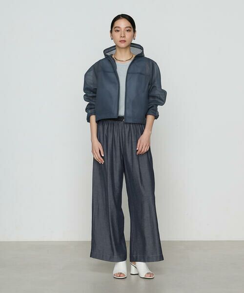 COMME CA COMFORT / コムサ・コンフォート（Lサイズ） ブルゾン | 〔 +サイズ 〕 ラッセルメッシュダンボール シアーブルゾン | 詳細16