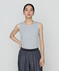 COMME CA COMFORT / コムサ・コンフォート（Lサイズ） タンクトップ | 〔 +サイズ 〕 ラメテレコ タンクトップ