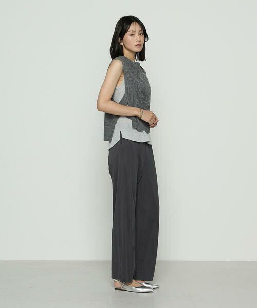 COMME CA COMFORT / コムサ・コンフォート（Lサイズ） タンクトップ | 〔 +サイズ 〕 ラメテレコ タンクトップ | 詳細1
