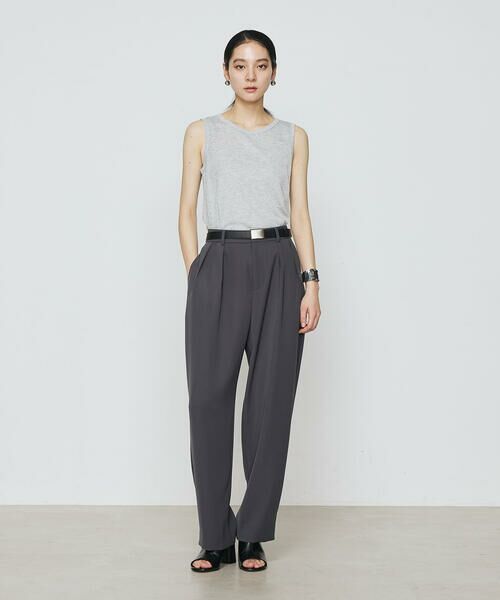 COMME CA COMFORT / コムサ・コンフォート（Lサイズ） タンクトップ | 〔 +サイズ 〕 ラメテレコ タンクトップ | 詳細2