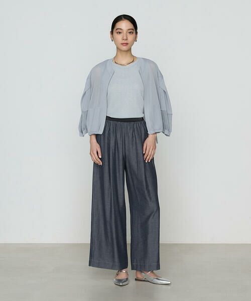 COMME CA COMFORT / コムサ・コンフォート（Lサイズ） タンクトップ | 〔 +サイズ 〕 ラメテレコ タンクトップ | 詳細23