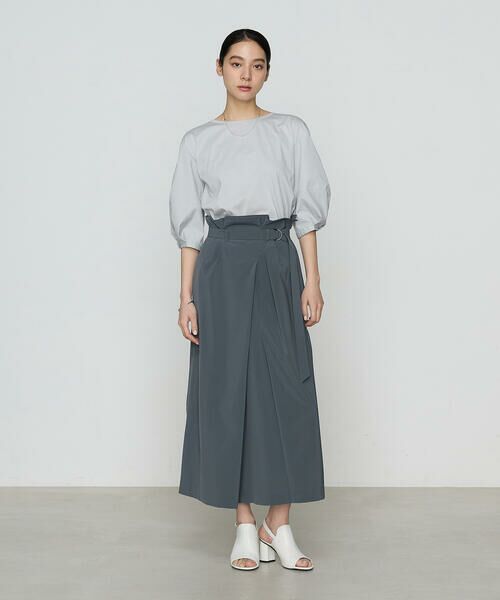 COMME CA COMFORT / コムサ・コンフォート（Lサイズ） カットソー | 〔 +サイズ 〕 プレーティング天竺 ドッキングプルオーバー | 詳細13