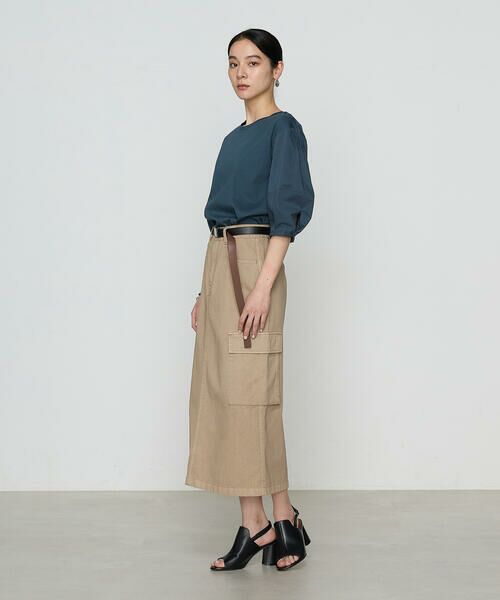 COMME CA COMFORT / コムサ・コンフォート（Lサイズ） カットソー | 〔 +サイズ 〕 プレーティング天竺 ドッキングプルオーバー | 詳細26