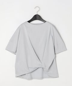 COMME CA COMFORT / コムサ・コンフォート（Lサイズ） カットソー | 〔 +サイズ 〕 プレーティング天竺 ワンタックプルオーバー