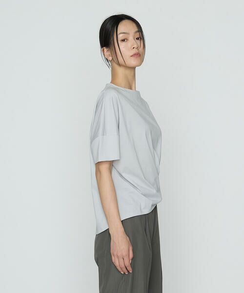 COMME CA COMFORT / コムサ・コンフォート(Lサイズ) カットソー | 〔 +サイズ 〕 プレーティング天竺 ワンタックプルオーバー | 詳細12