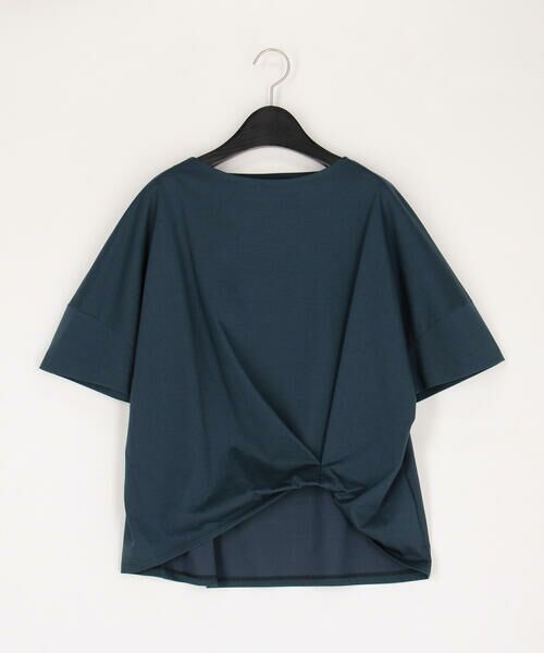 COMME CA COMFORT / コムサ・コンフォート(Lサイズ) カットソー | 〔 +サイズ 〕 プレーティング天竺 ワンタックプルオーバー(22:ブルー)