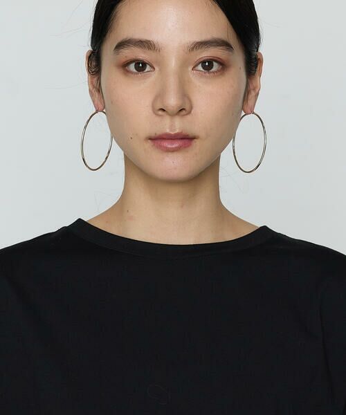 COMME CA COMFORT / コムサ・コンフォート（Lサイズ） Tシャツ | 〔 +サイズ 〕 プレーティング天竺 袖シアーTシャツ | 詳細12