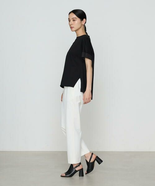 COMME CA COMFORT / コムサ・コンフォート（Lサイズ） Tシャツ | 〔 +サイズ 〕 プレーティング天竺 袖シアーTシャツ | 詳細6