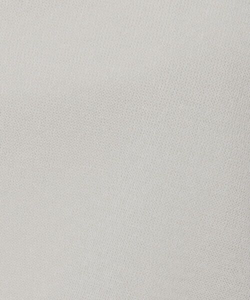 COMME CA COMFORT / コムサ・コンフォート（Lサイズ） ニット・セーター | 〔 +サイズ 〕 オーガニックコットン×リサイクルPe ドローストリングシアーセーター | 詳細5