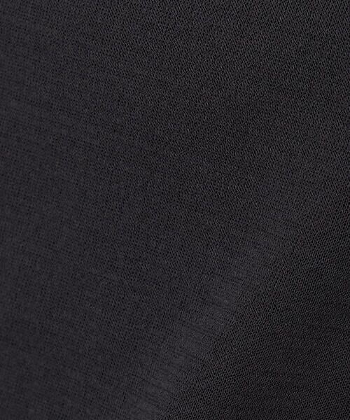 COMME CA COMFORT / コムサ・コンフォート（Lサイズ） ニット・セーター | 〔 +サイズ 〕 オーガニックコットン×リサイクルPe ドローストリングシアーセーター | 詳細16